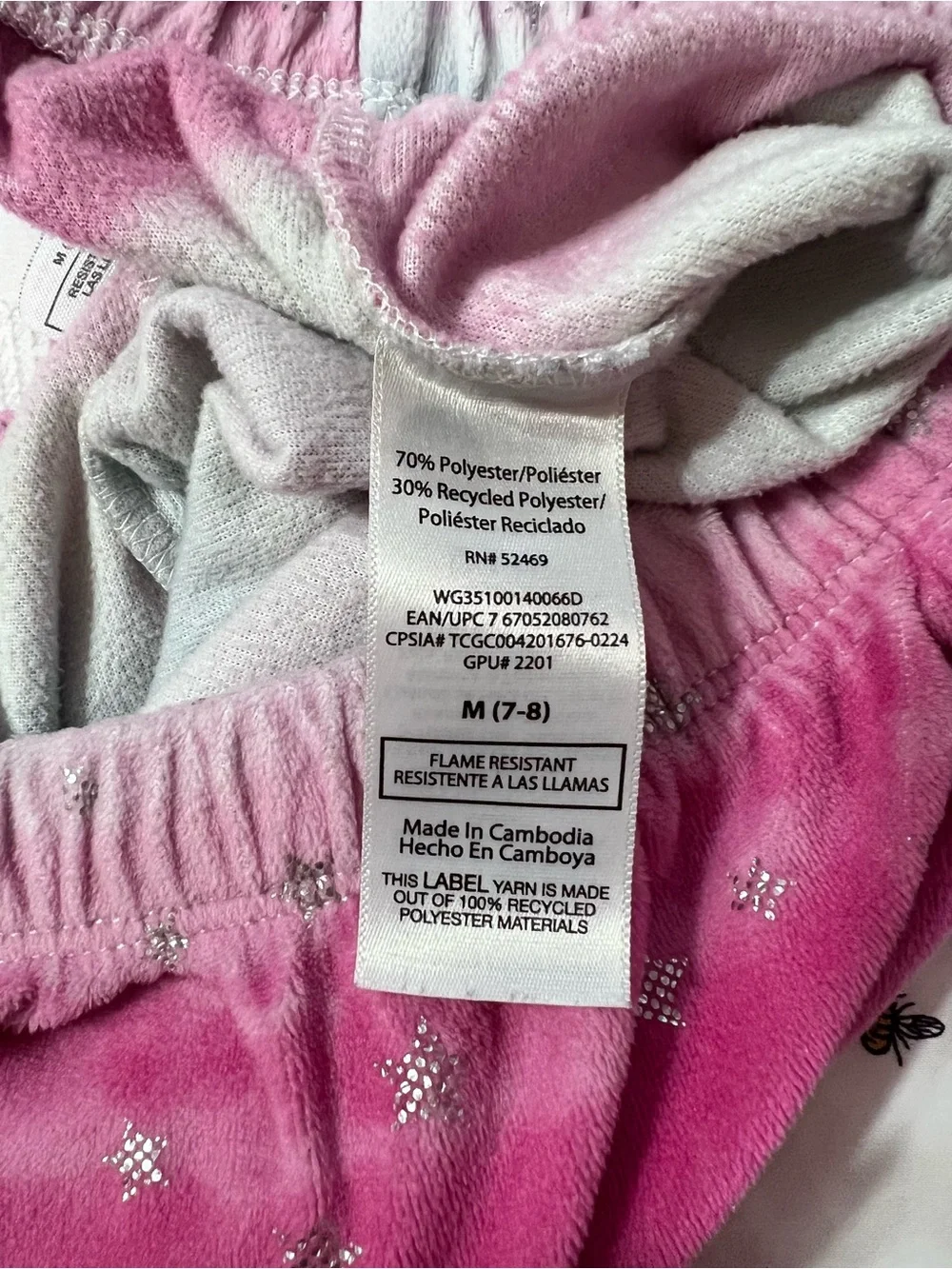 wonder nation Pink 'Stay Sleepy' Girls Long-Sleeve Pajama Set